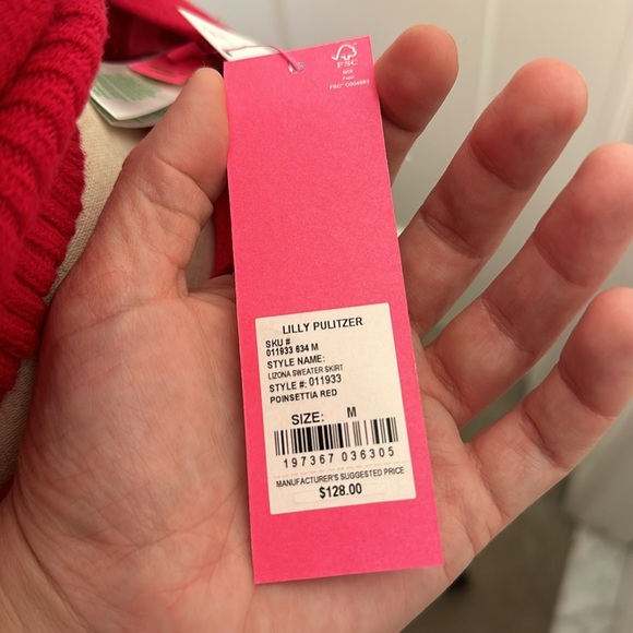 NWOT Lilly Pulitzer Holiday Sweater & Skirt Set - Picture 10 of 10